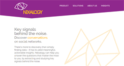 Desktop Screenshot of nexalogy.com